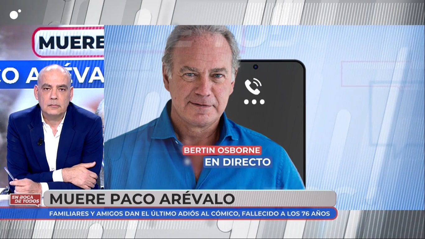 Bertín Osborne entra en directo en 'En boca de todos'.