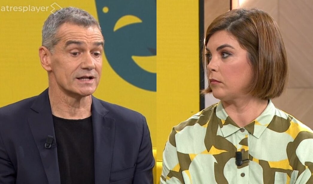 Toni Cantó y Samanta Villar en 'Espejo Público'.