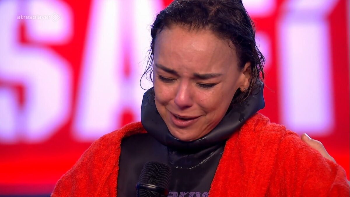 Chenoa, rota en lágrimas en 'El desafío'.