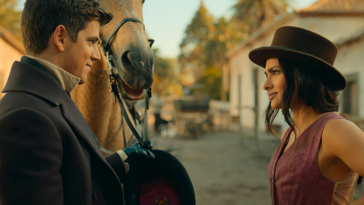 Miguel Bernardeau y Renata Notni en 'Zorro'.