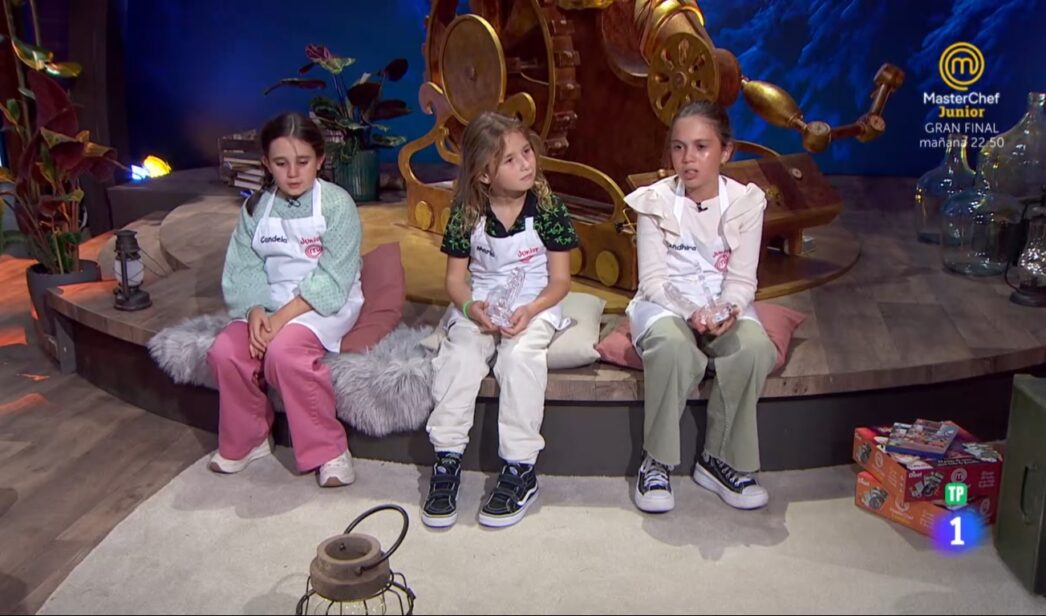 Indhira, Mario y Candela, últimos expulsados de 'MasterChef Junior 10'.
