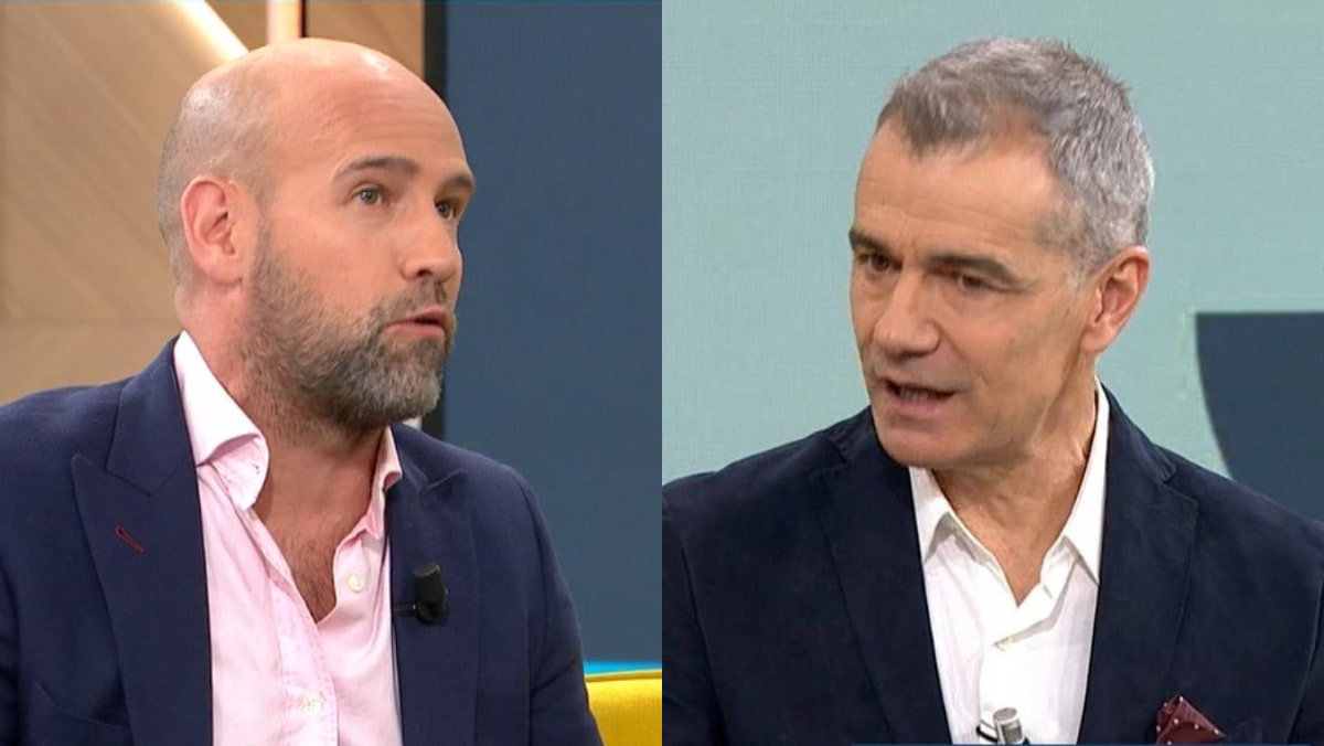 Gonzalo Miró y Toni Cantó en 'Espejo Público'.