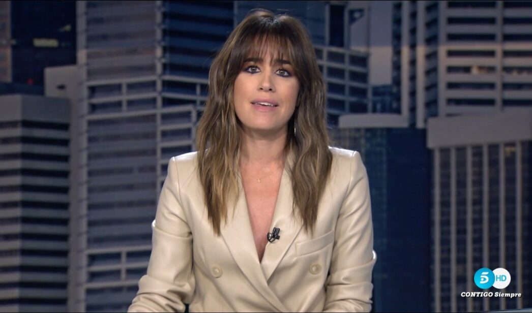 Isabel Jiménez en 'Informativos Telecinco'.