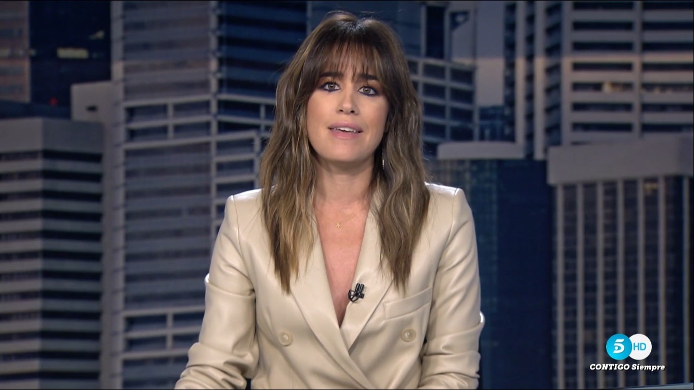 Isabel Jiménez en 'Informativos Telecinco'.