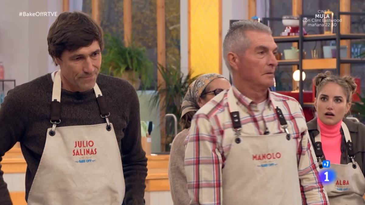 Julio Salinas y Manuel Sarriá en 'Bake Off'.