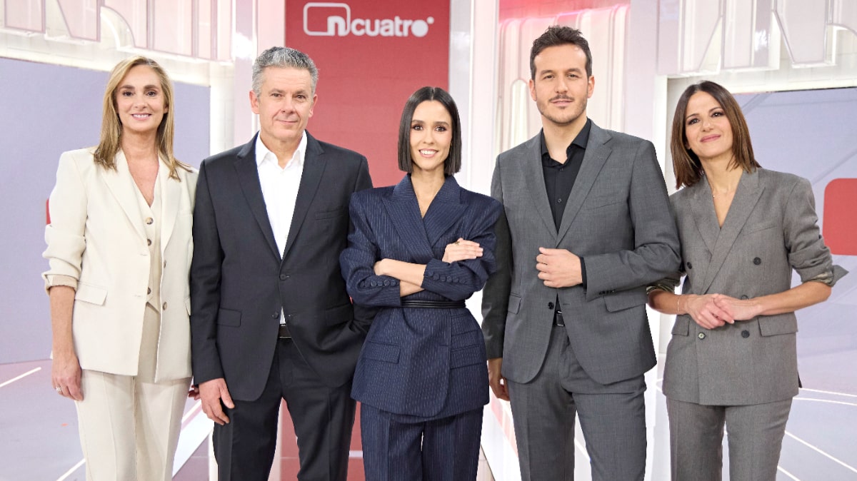 Nuevo equipo de 'Noticias Cuatro'.