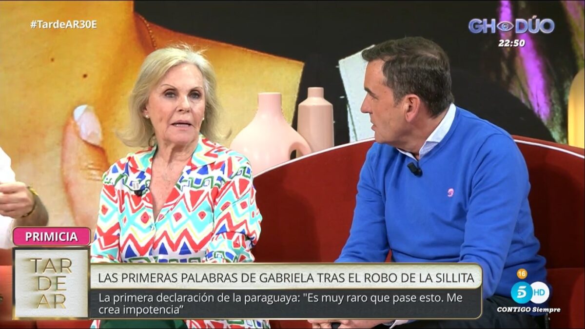 Paloma Barrientos y Antonio Montero en 'TardeAR'.