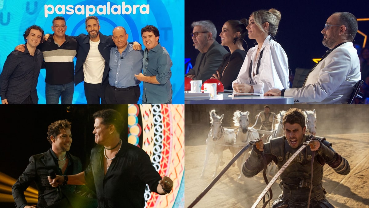 'Pasapalabra', 'Got Talent', 'Ben-Hur' y Calors Vives.