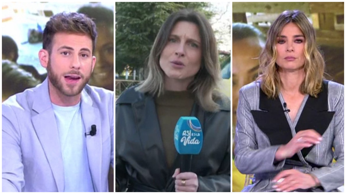 César Muñoz, Andrea Suñé y Sandra Barneda