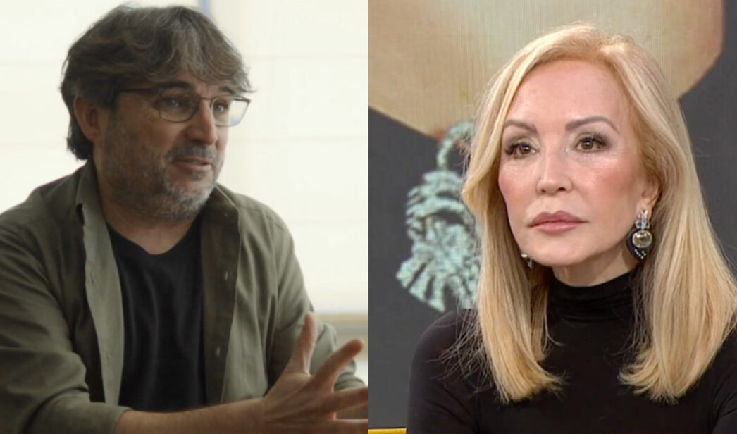Jordi Évole y Carmen Lomana
