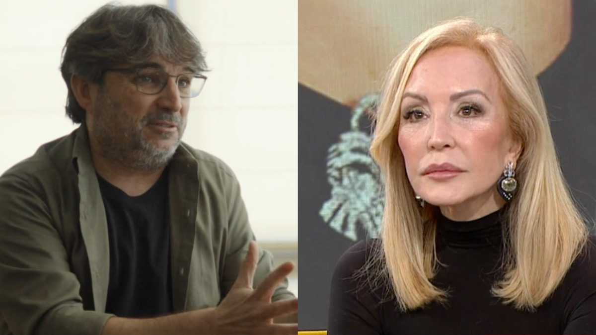 Jordi Évole y Carmen Lomana