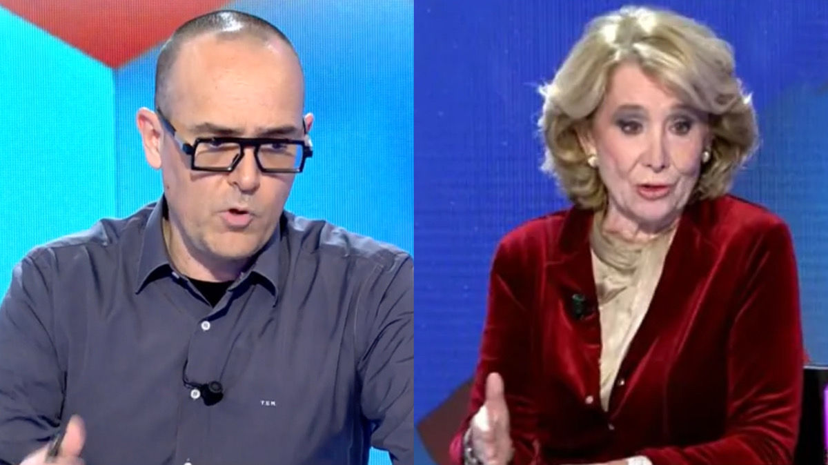 Risto Mejide y Esperanza Aguirre