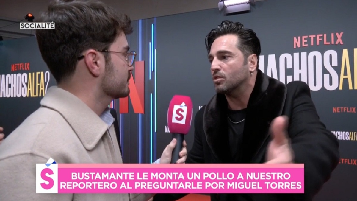 David Bustamante pierde así los papeles con un reportero de 'Socialité': "Me vas a joder…"