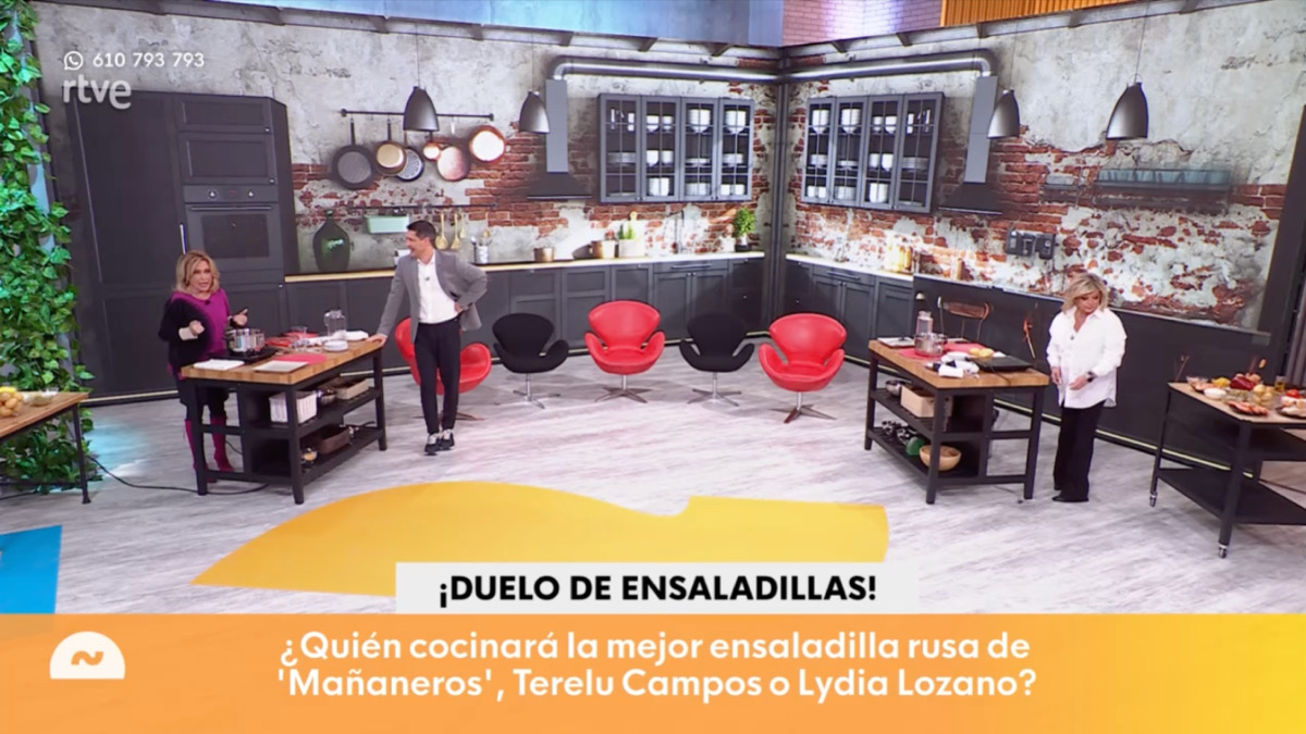 Lydia Lozano y Terelu Campos en 'Mañaneros'