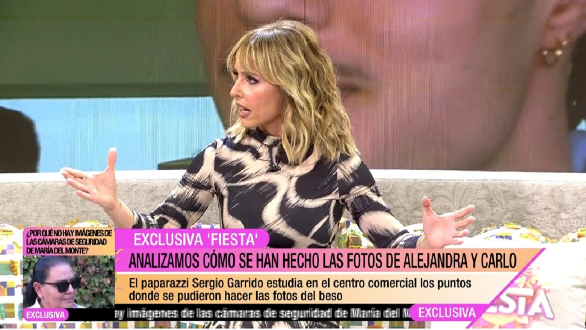 Emma García se levanta de su silla en 'Fiesta' y dice 'hasta aquí' a los colaboradores