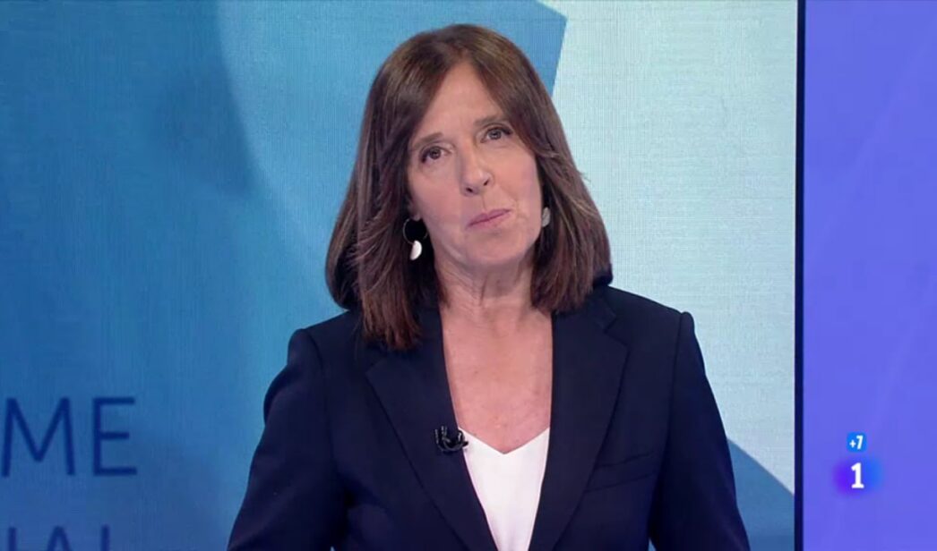 Ana Blanco en su despedida de 'Informe Semanal'.