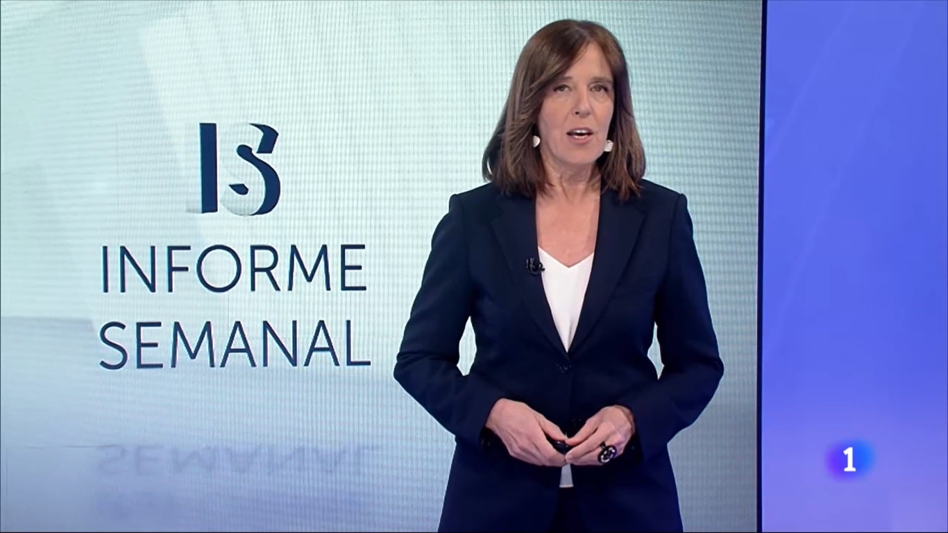 Ana Blanco en 'Informe semanal'.