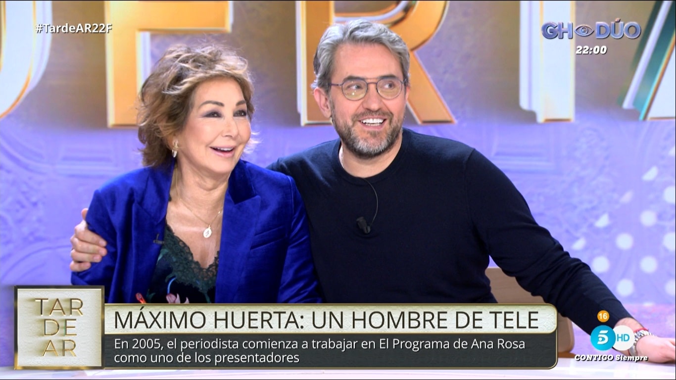 Ana Rosa y Máximo Huerta en 'TardeAR'.