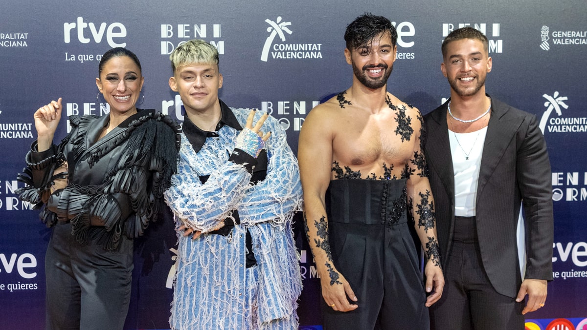 María Pelae, Almácor, Jorge González y St. Pedro, finalistas del Benidorm Fest 2024.