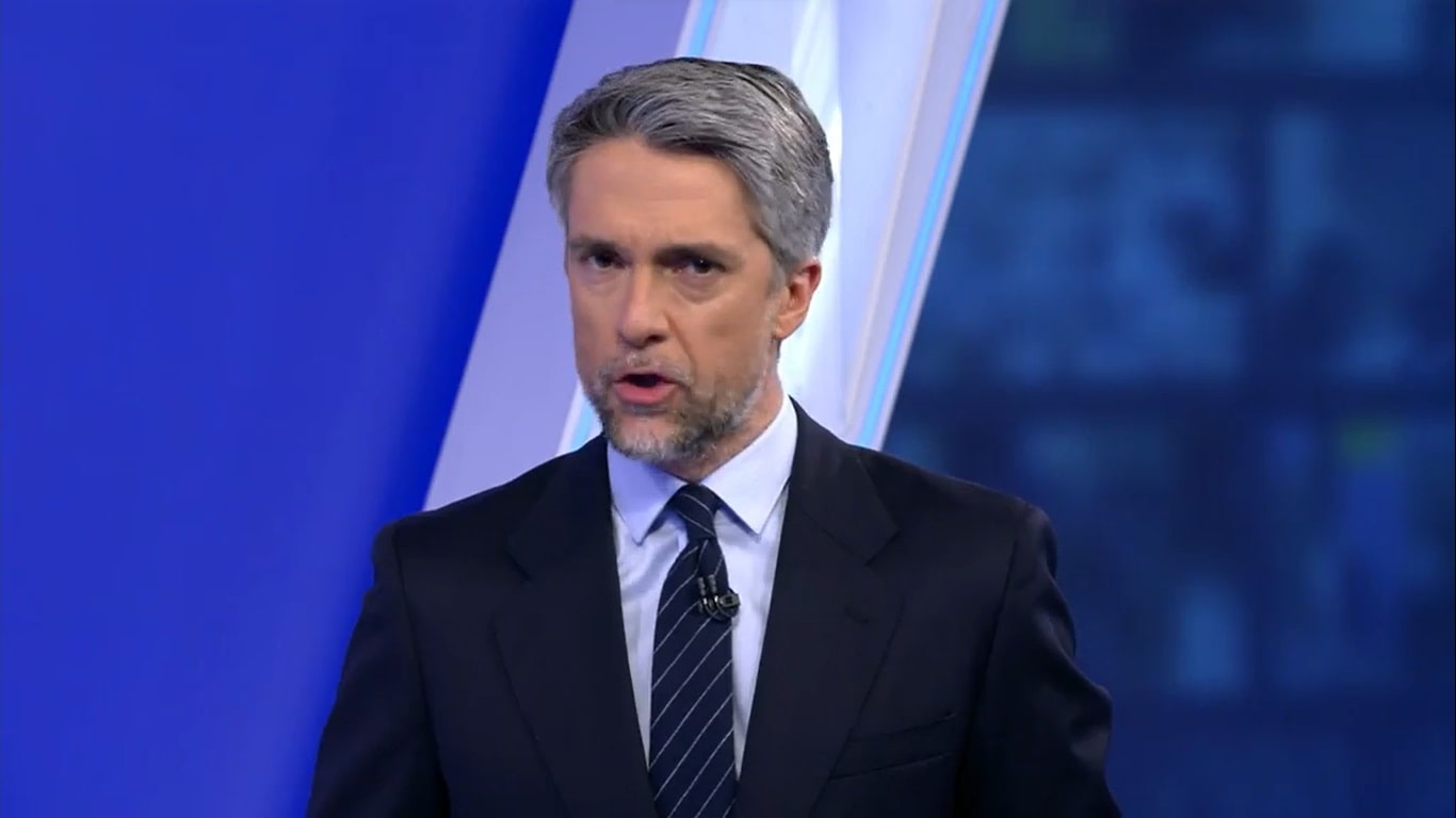 Carlos Franganillo en 'Informativos Telecinco'.