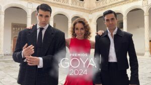 Los Javis y Ana Belén, presentadores de los Premios Goya 2024.