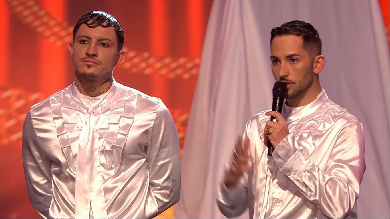 Jonan Wiergo y David Díaz en 'Bailando con las estrellas'.