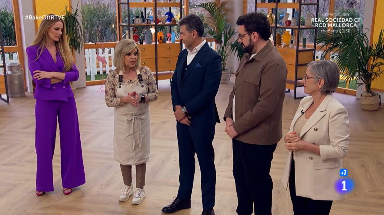 Terelu Campos, expulsada de 'Bake Off'.