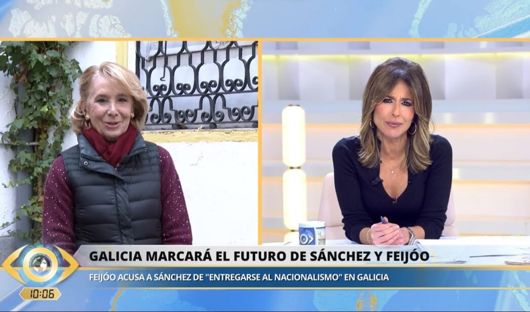 Ana Terradillos y Esperanza Aguirre en 'La mirada crítica'.