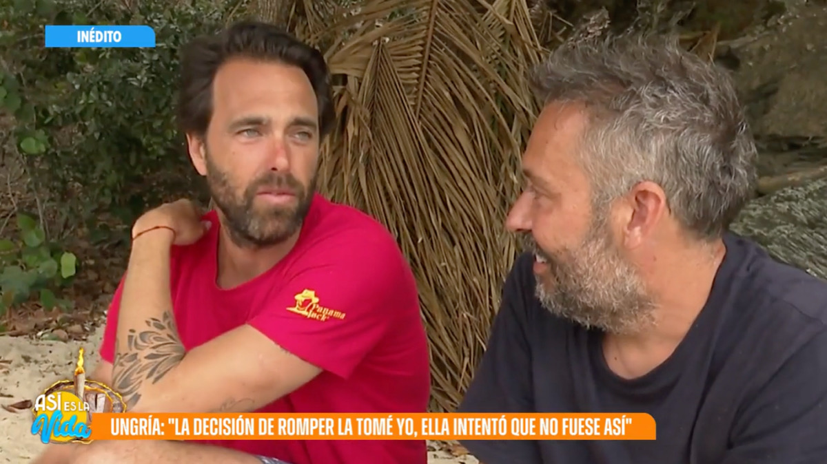 Imágenes de la conversación entre Javier Ungría y Kike Calleja emitidas en 'Así es la vida'