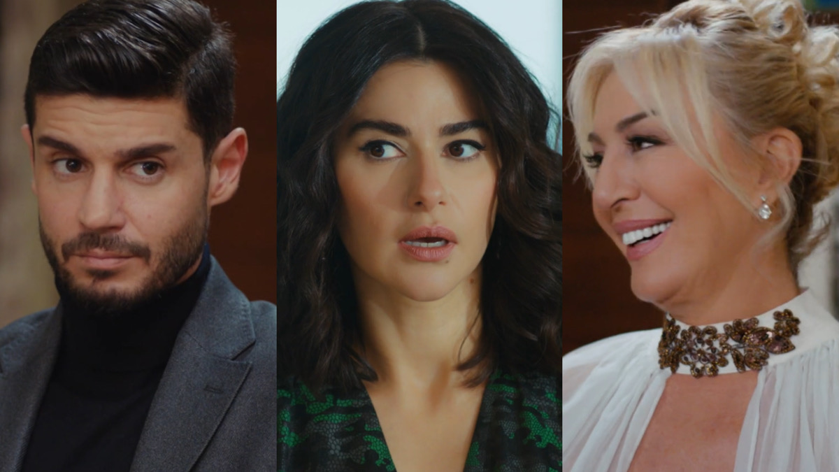 Çagatay, Sahika y Feride en 'Pecado original'.