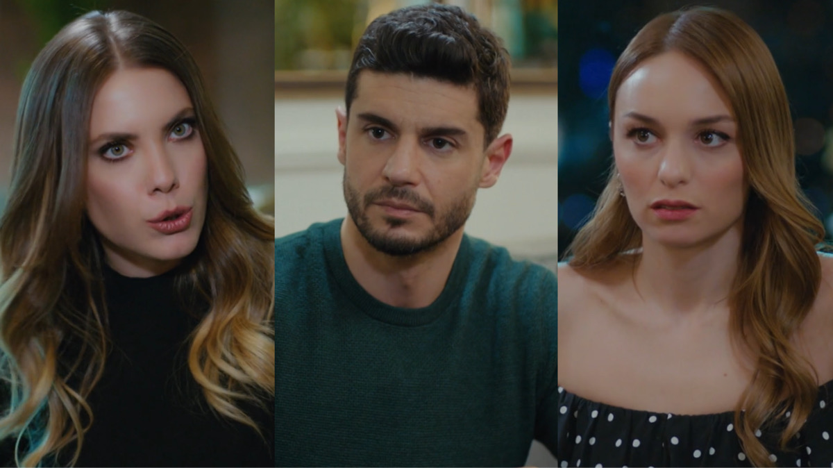 Yildiz, Çagatay y Cansu en 'Pecado original'.