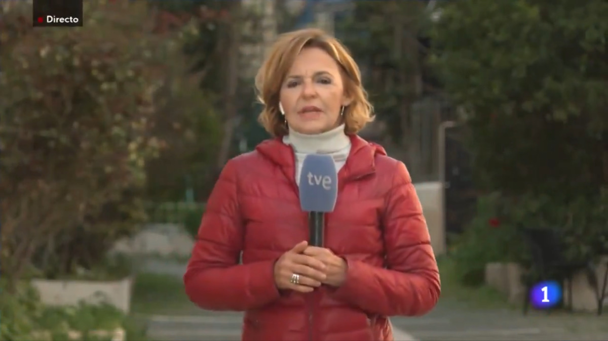 Almudena Ariza, corresponsal de TVE