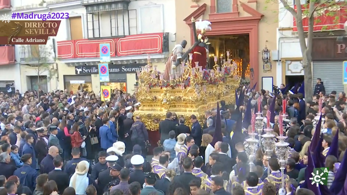 Reposición de la Madrugá de 2023 en la Semana Santa de Canal Sur.