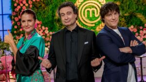 Samantha Vallejo-Nágera, Pepe Rodríguez y Jordi Cruz en 'MasterChef 12'.