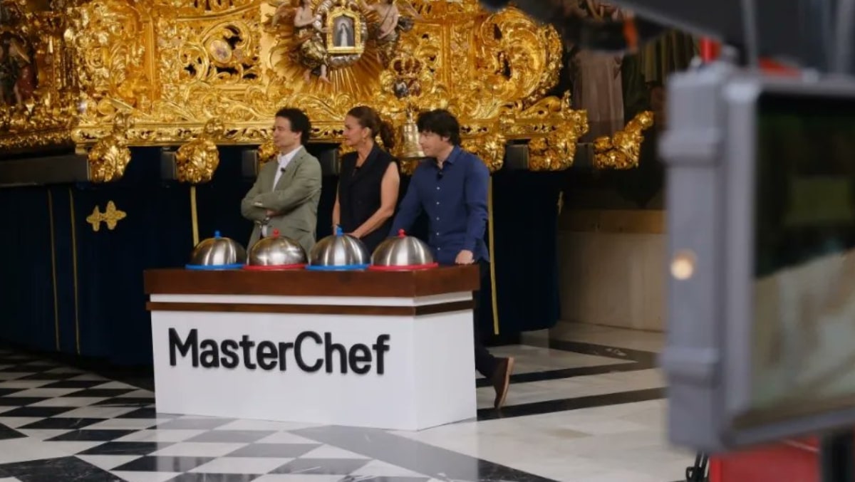 Una imagen de las grabaciones de 'MasterChef 12'.