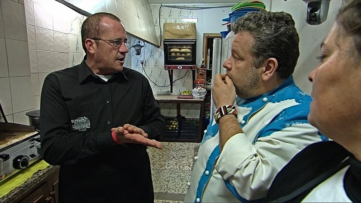 Alberto Chicote en Taberna La Concha en 'Pesadilla en la cocina'.