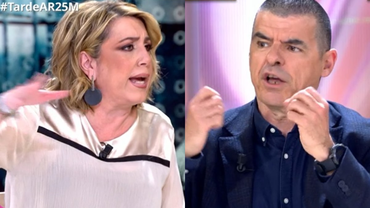 Susana Díaz y Manu Marlasca en 'TardeAR'.