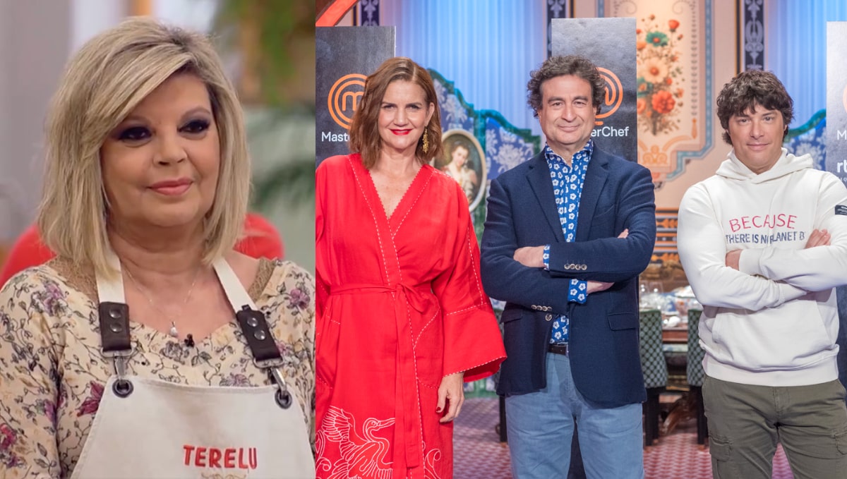 Terelu Campos y los jueces de 'MasterChef'.