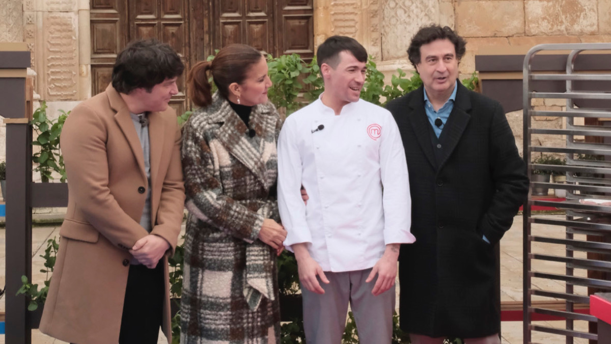 El jurado de 'MasterChef' y Juanjo Ballesta en la gala 4 del lunes