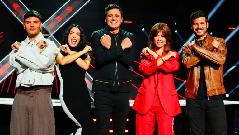 Ion Aramendi y el jurado de 'Factor X'