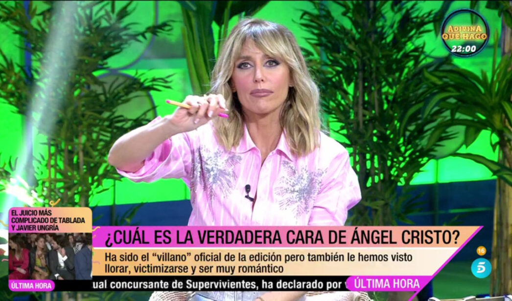 Emma García en 'Fiesta' sobre Ángel Cristo