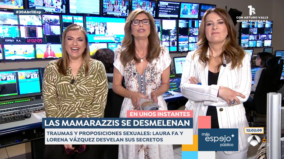 Lorena Vázquez, Gema López y Laura Fa en 'Espejo Público'