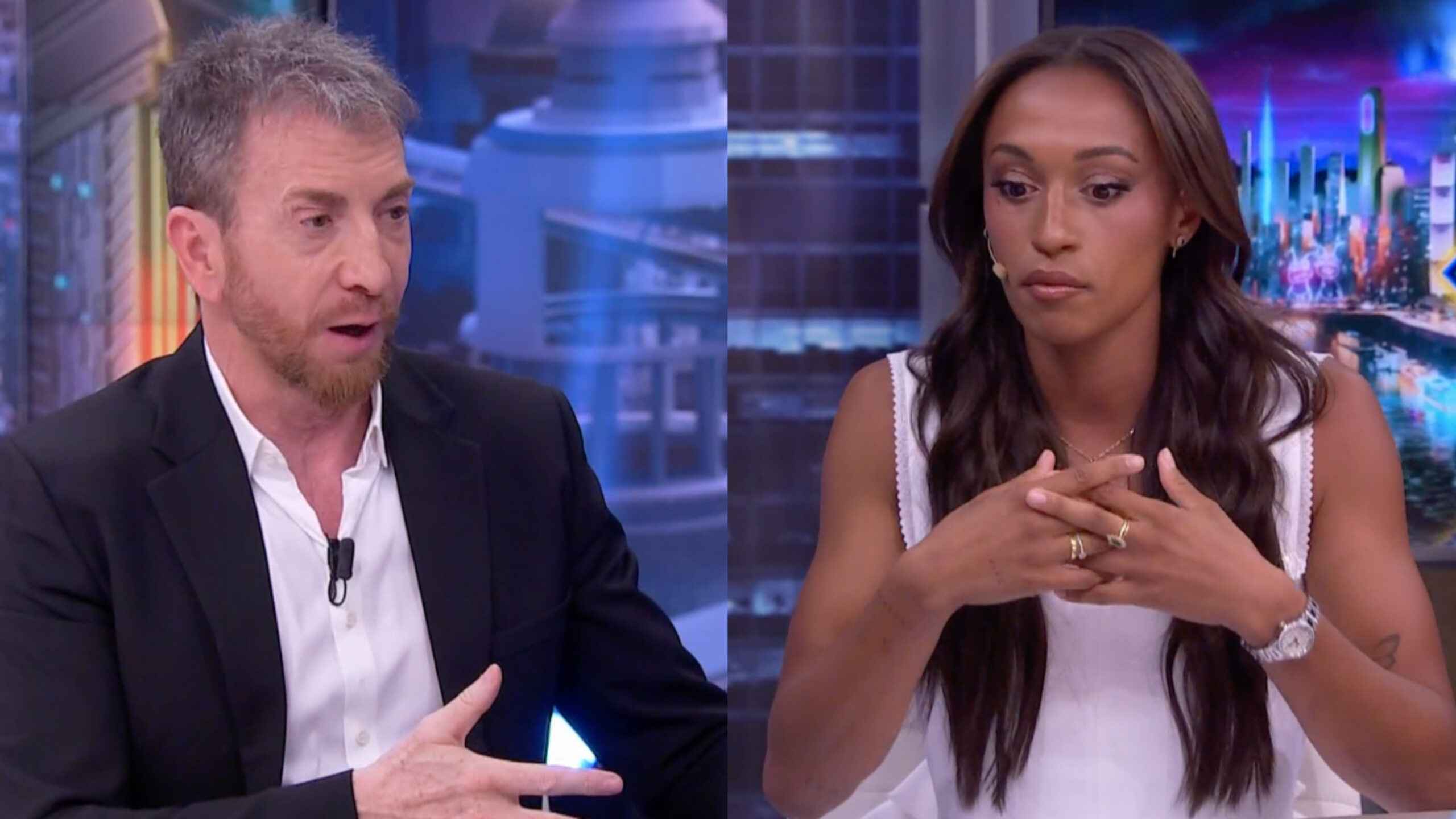 Pablo Motos y Ana Peleteiro en 'El Hormiguero'