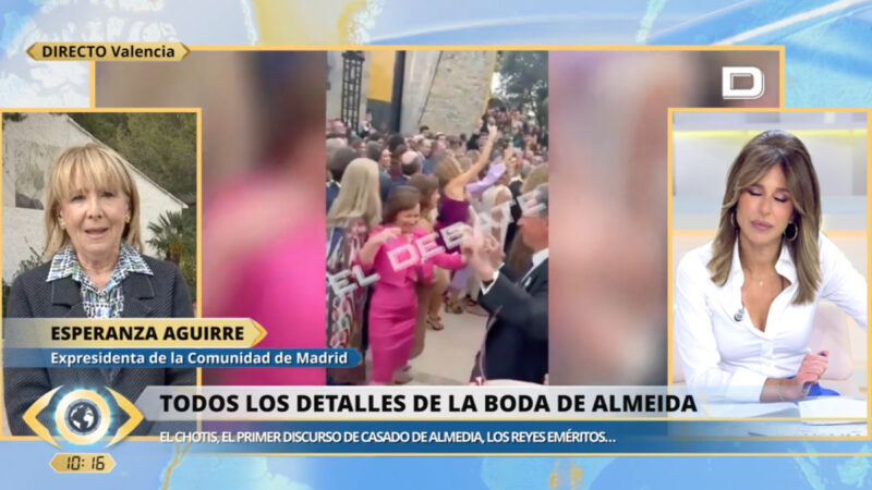 Esperanza Aguirre Explota Por Lo Ocurrido Con Su Marido En La Boda De 