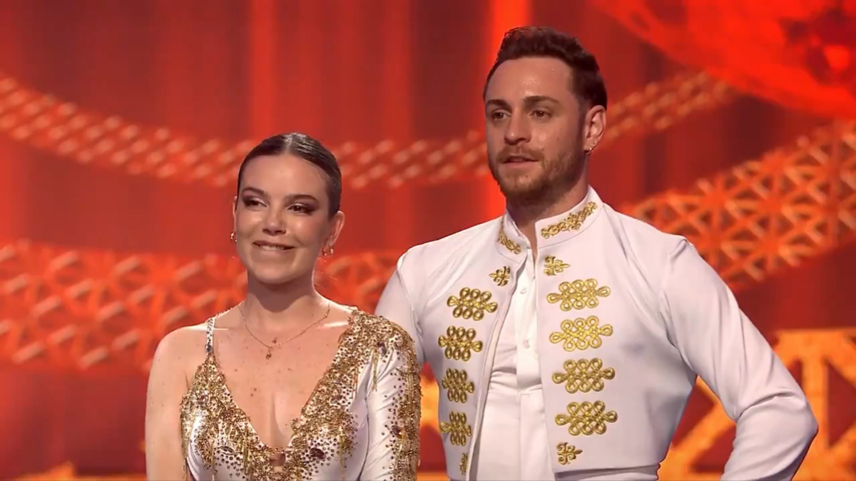 María Isabel y su bailarín en 'Bailando con las Estrellas'