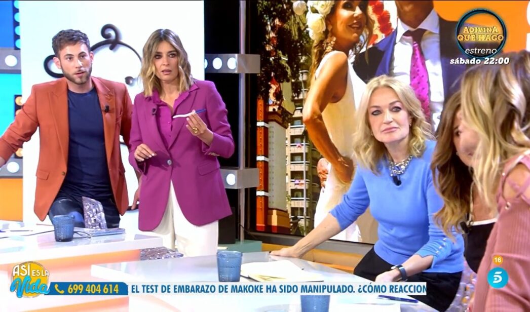 Sandra Barneda y César Muñoz en 'Así es la vida'.