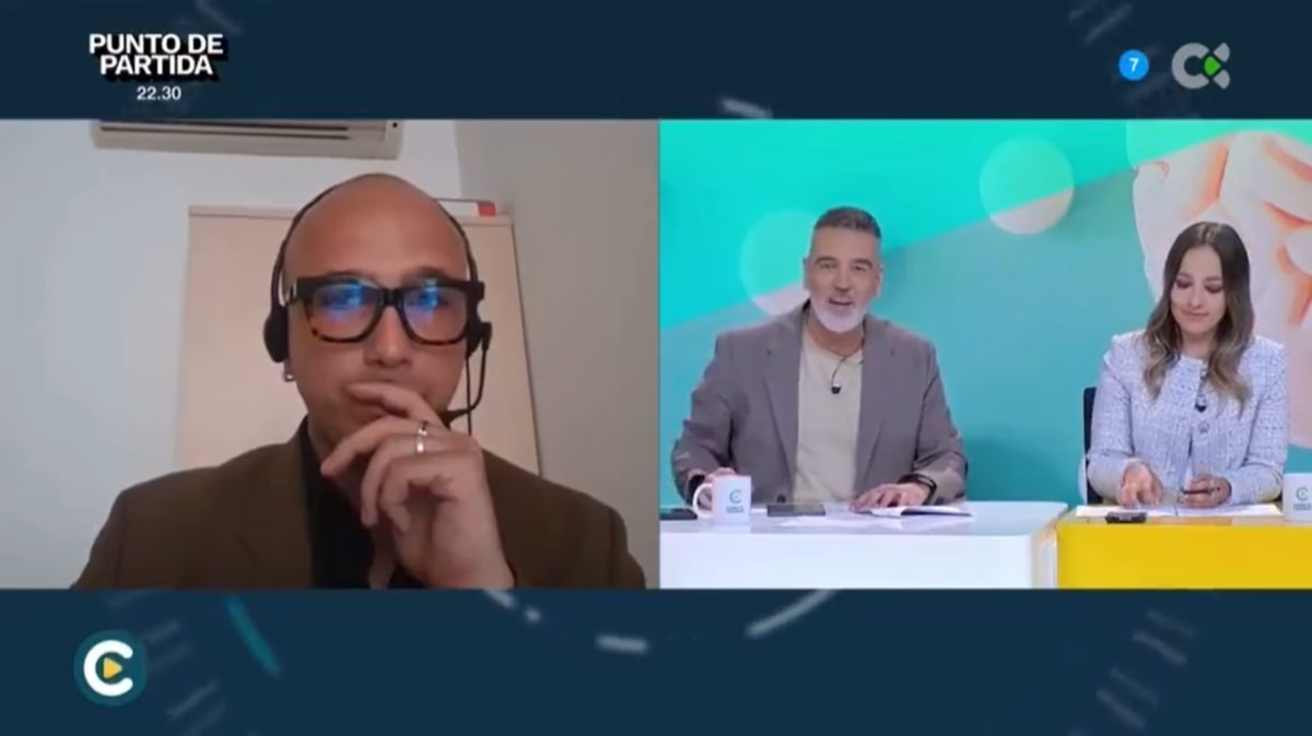 Ibán Padrón y Helena Sampedro conectan con Emma Colao en 'Conecta Canarias'.