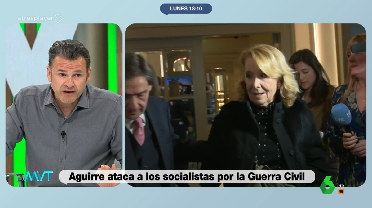 Iñaki López da la réplica a Esperanza Aguirre.