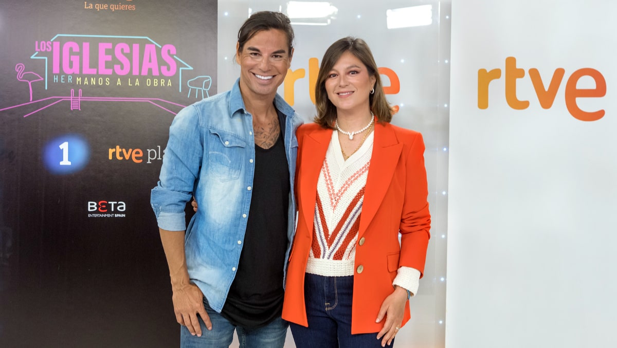 Julio Iglesias Jr. y Chábeli Iglesias en 'Los Iglesias. Her-manos a la obra'