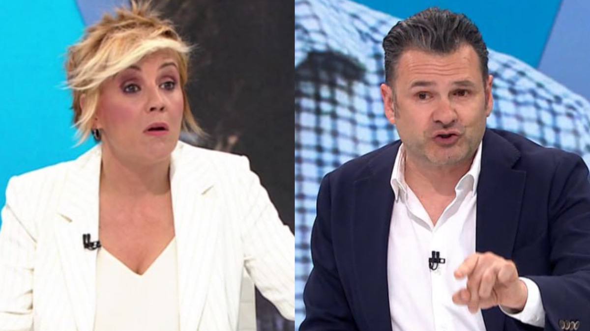 Iñaki López y Cristina Pardo en 'Más vale tarde'.